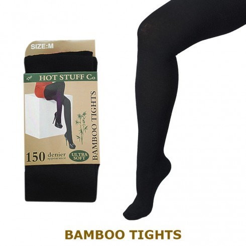 2 Pairs Bamboo Tights Super Soft Breathable 150 Denier Appearance Natural  Cooling in Summer & Cosy in Winter (as8, alpha, s, regular, regular, S) :  : Fashion